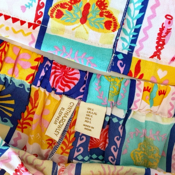 Cynthia Rowley Sleepwear Woman's  Pajamas (Short Set) Size L NWOT - Picture 4 of 7